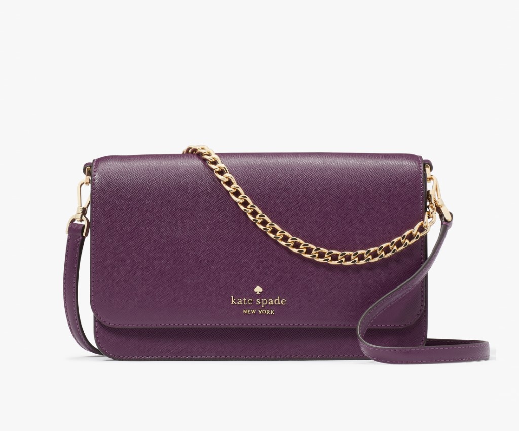 Madison Flap Convertible Crossbody (Ripe Plum)